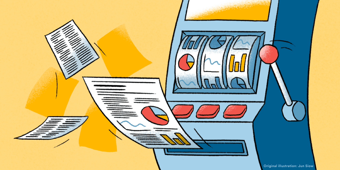 Slot machine generating random scientific papers