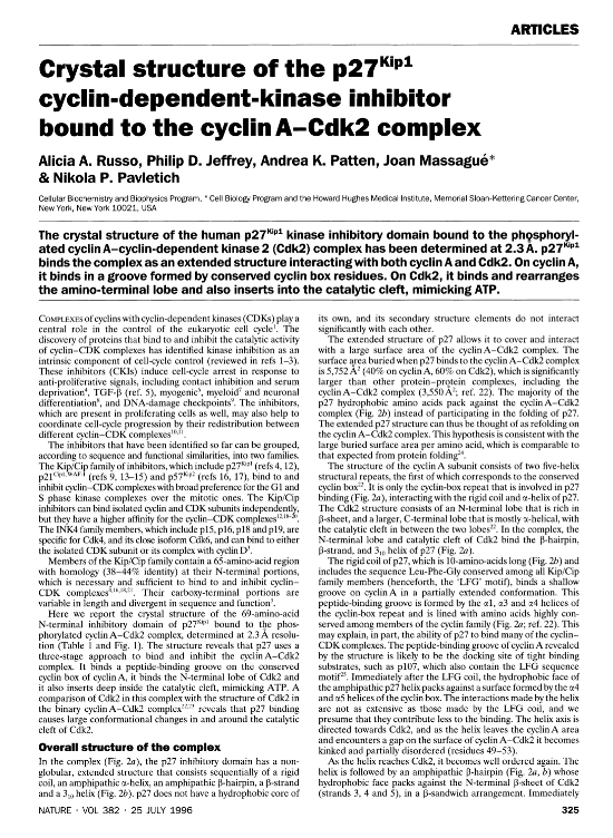 A Nature article from 1995