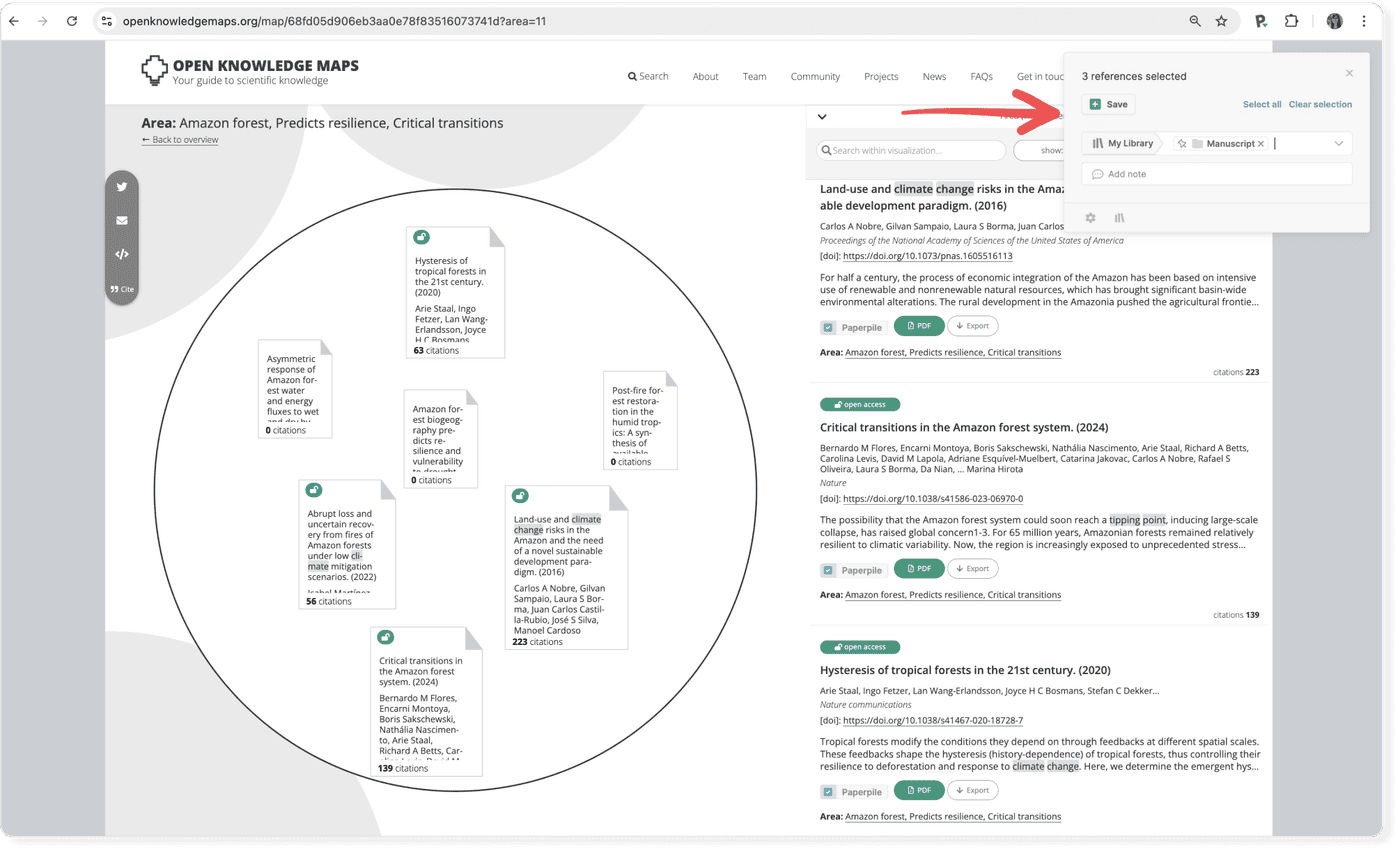 Paperpile’s Open Knowledge Maps integration - Paperpile