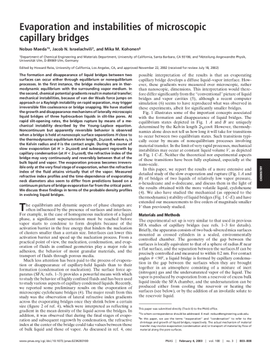 A PNAS article from 2003