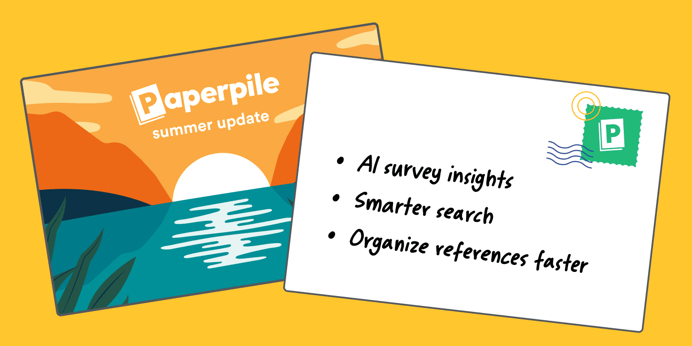 Product updates: AI in research, faster search, and new organization tools