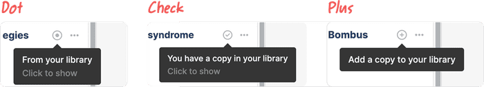 See if a reference is from your library