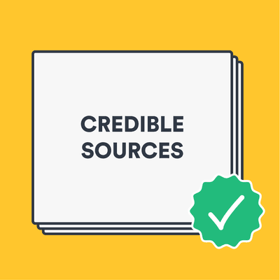 what are credible sources for a research paper