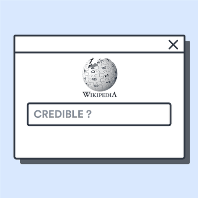 Is Wikipedia a credible source? image
