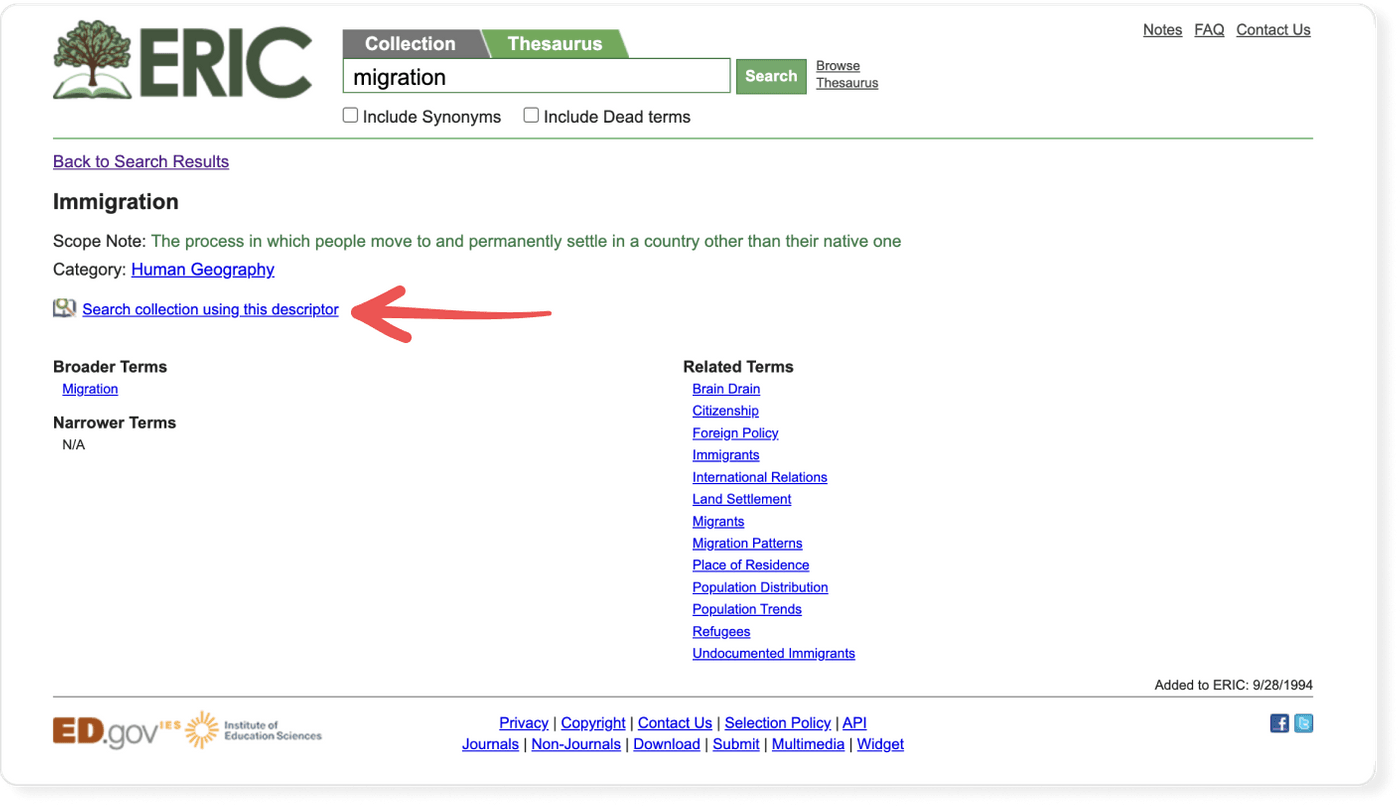 Eric research database complete tutorial paperpile