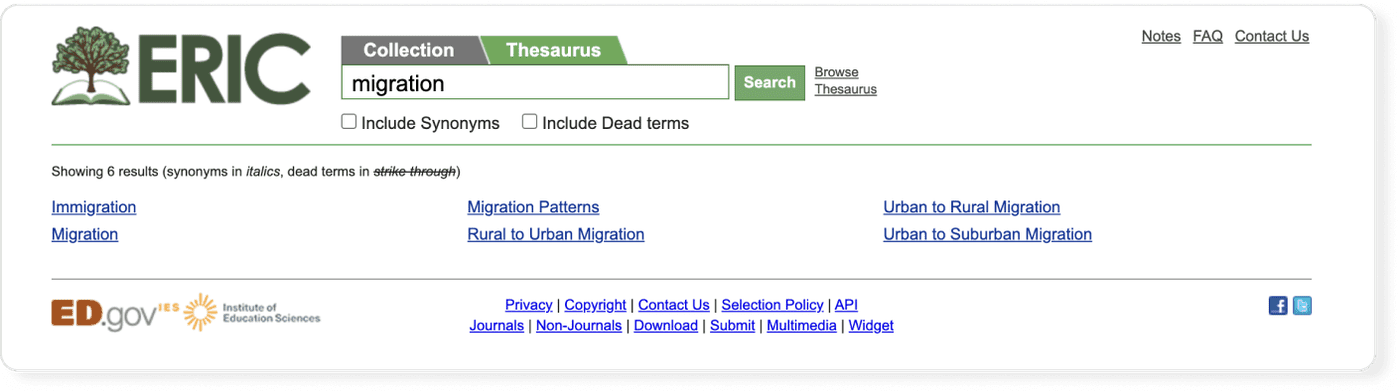 ERIC research database: complete tutorial - Paperpile
