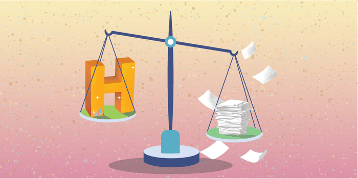 h-index illustration for Google Scholar