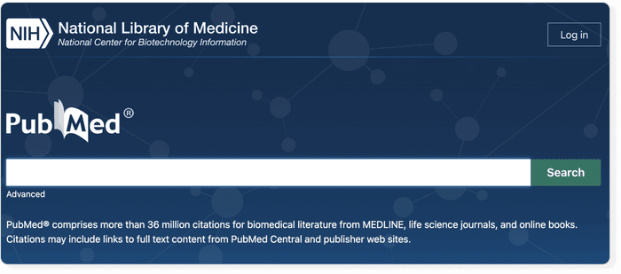 PubMed home page