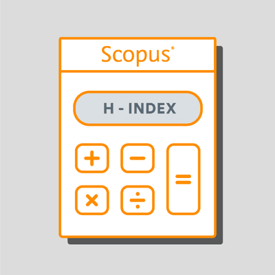H-index: measured with Scopus