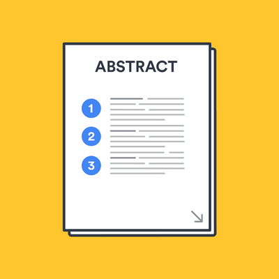 How to write an abstract image