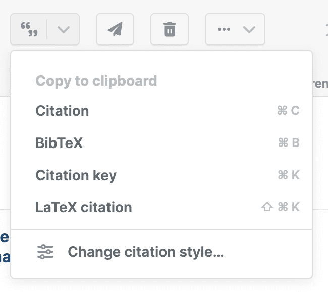Copy-paste LaTeX commands | Paperpile Help Center
