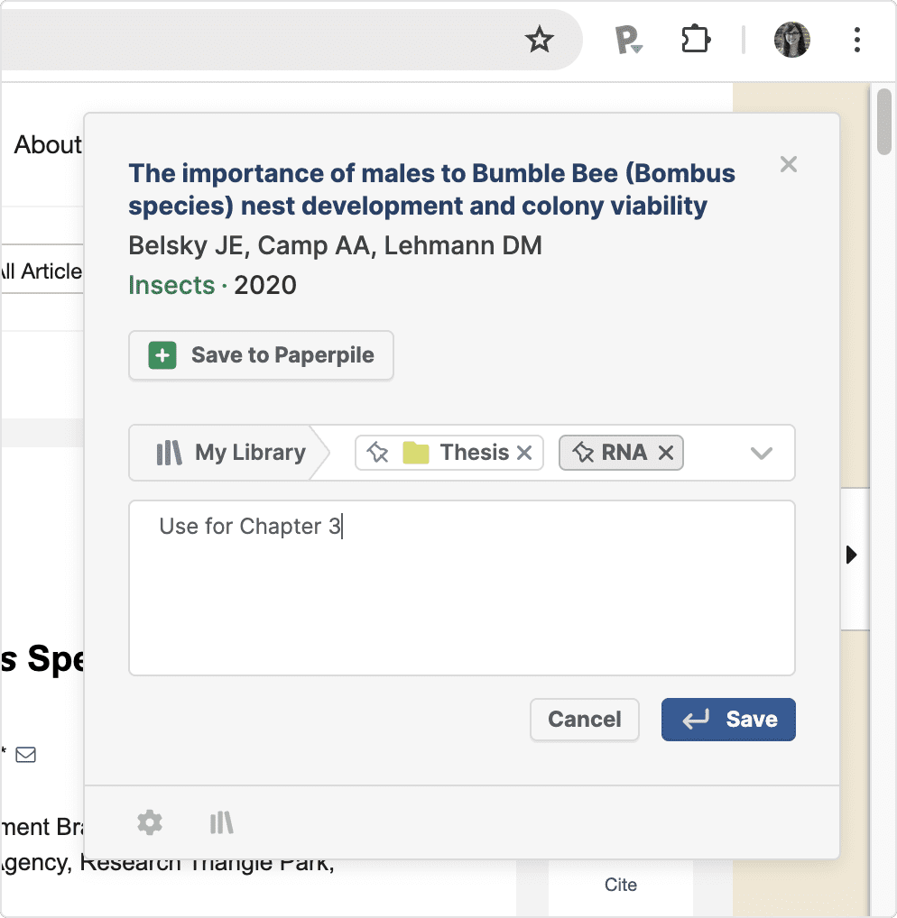 Get started with the Paperpile Chrome extension | Paperpile Help Center