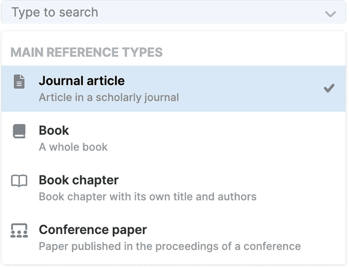 References and metadata | Paperpile Help Center