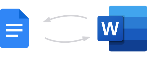 Switch between Google Docs and Word