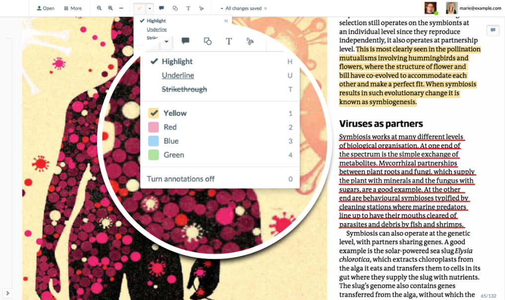 Highlight and annotate your PDFs