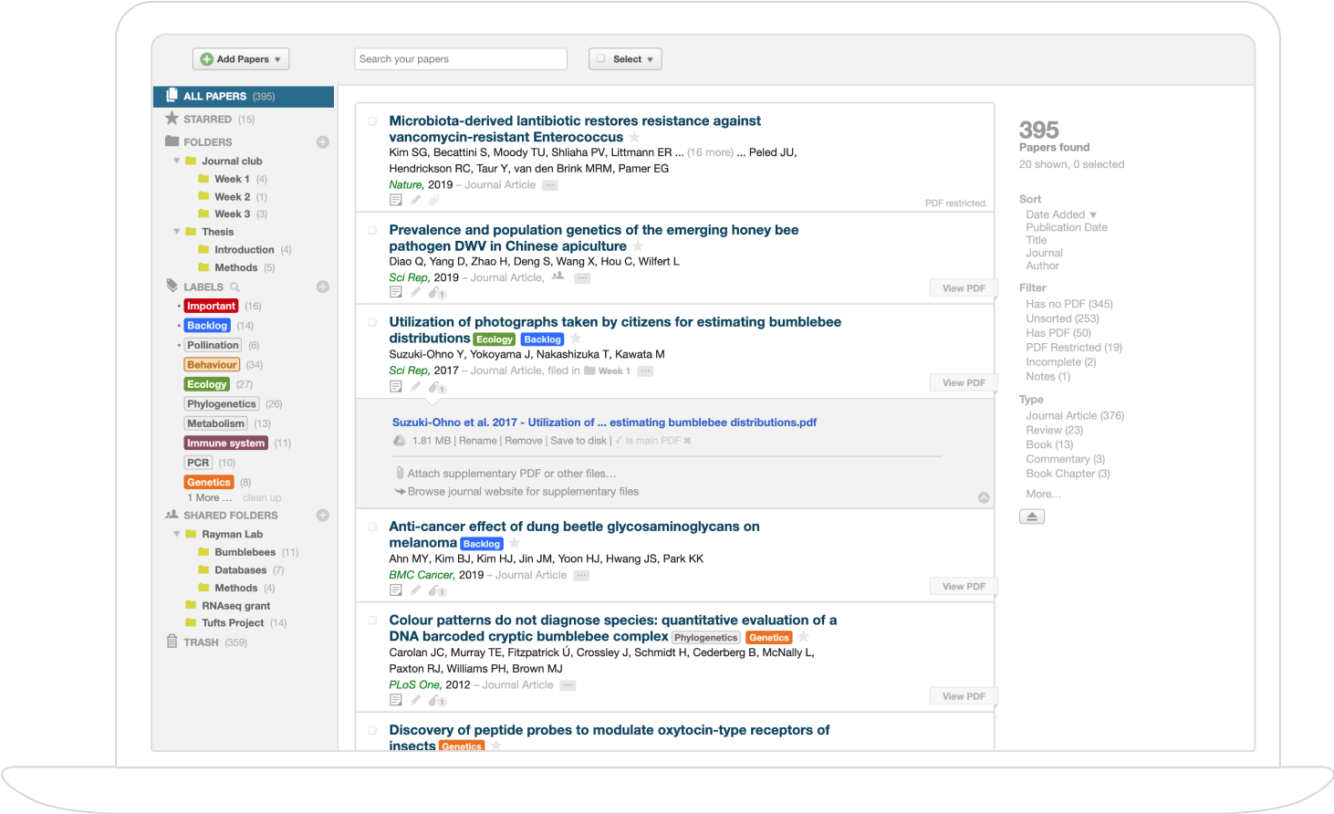 Paperpile Modern Reference And Pdf Management Paperpile