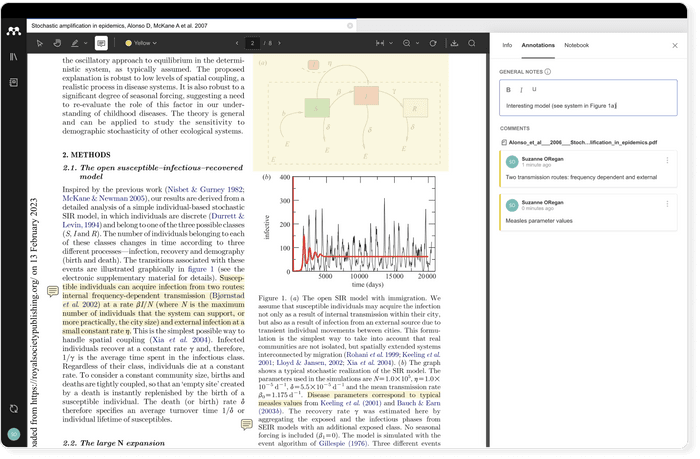 Mendeley annotations